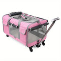 Extra Large Portable Pet Trolley  Detachable Dog Trolley Case, Large Foldable Pet Bag Cat Travel Carrier Bag