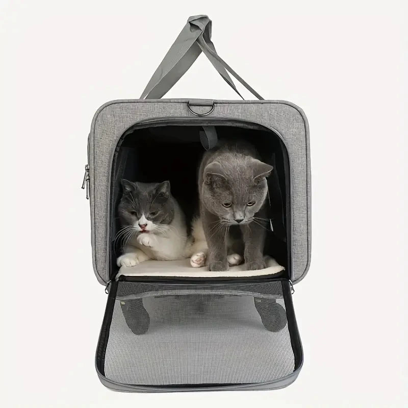 Extra Large Portable Pet Trolley  Detachable Dog Trolley Case, Large Foldable Pet Bag Cat Travel Carrier Bag