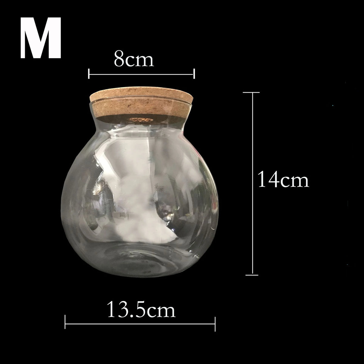 Portable Ecological Micro Landscape Bottle  Aquarium Landscape Bucket Fish Tank Office Desktop Glass Ecological Bottle Fish Tank