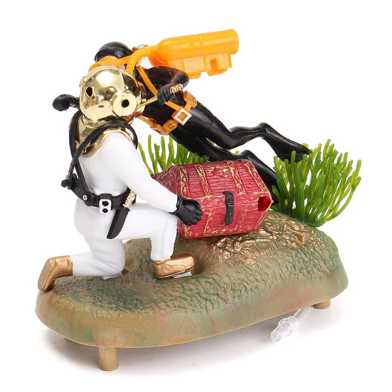 Treasure Frogman Aquarium Ornament