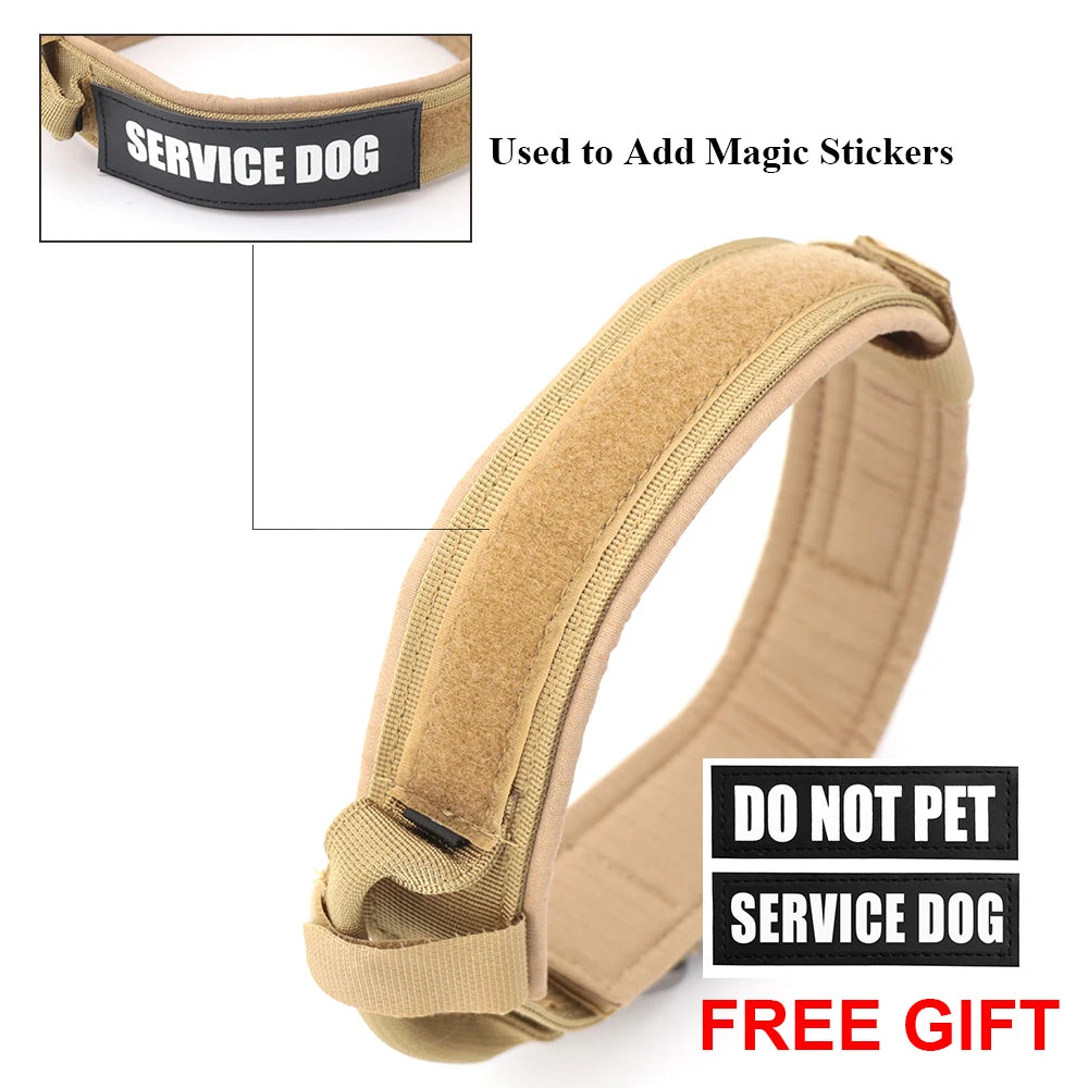 Training Tactical Dog Collar And Leash Set