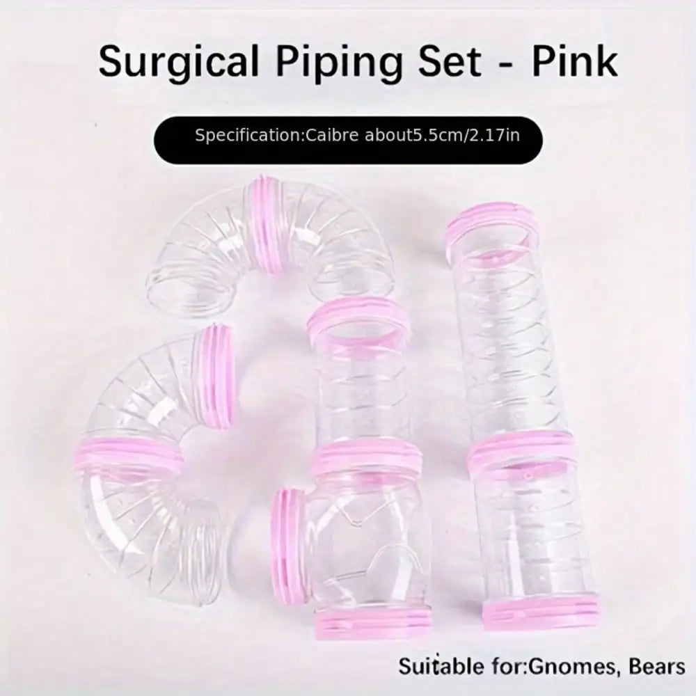 Transparent Small Pet Tunnel Set