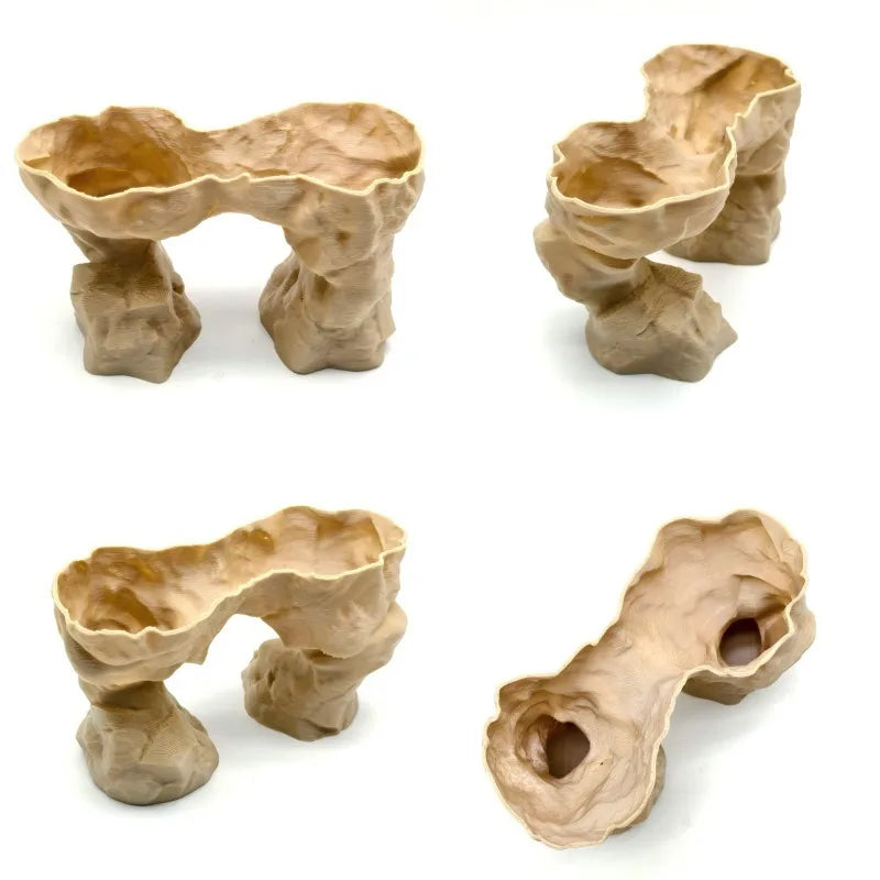 Reptile Hideout Cave Simulation Rock Habitat Decor