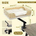 360° Rotatable Cat Bed Desk Stand for Indoor Cats