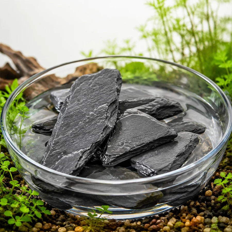 500g Grey Slate Stone Irregular Thin Flat Rocks