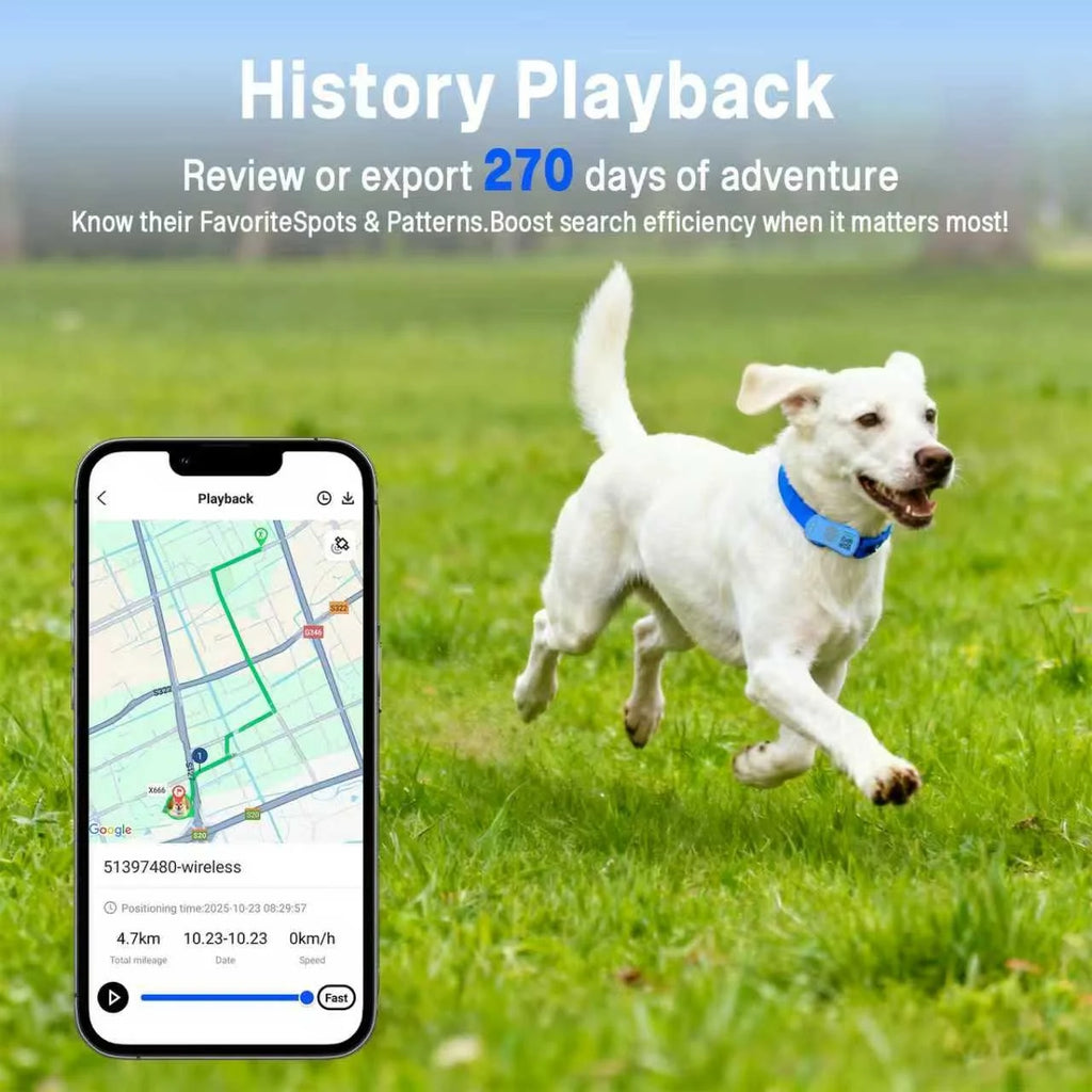 Pet Anti-Lost GPS Tracker Dog or Cat Collar