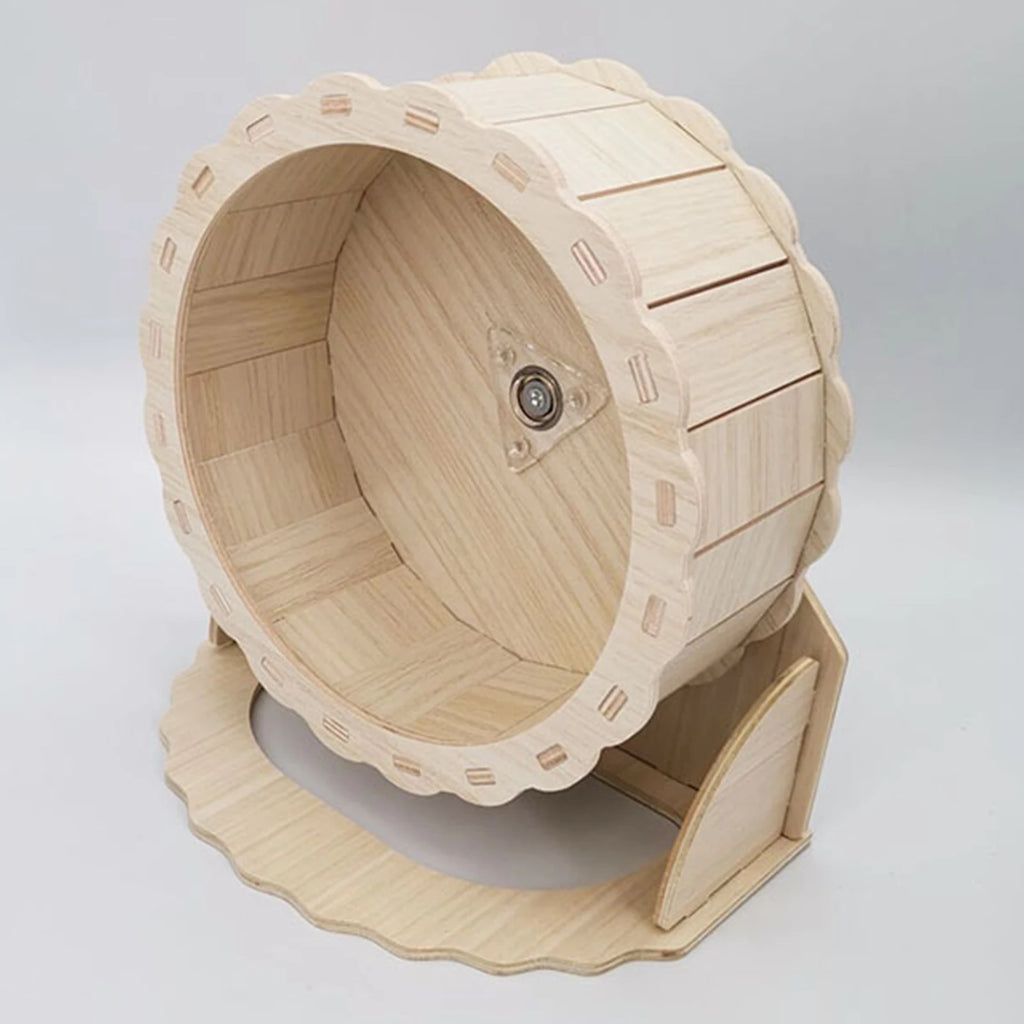 Wooden Hamster Running Wheel