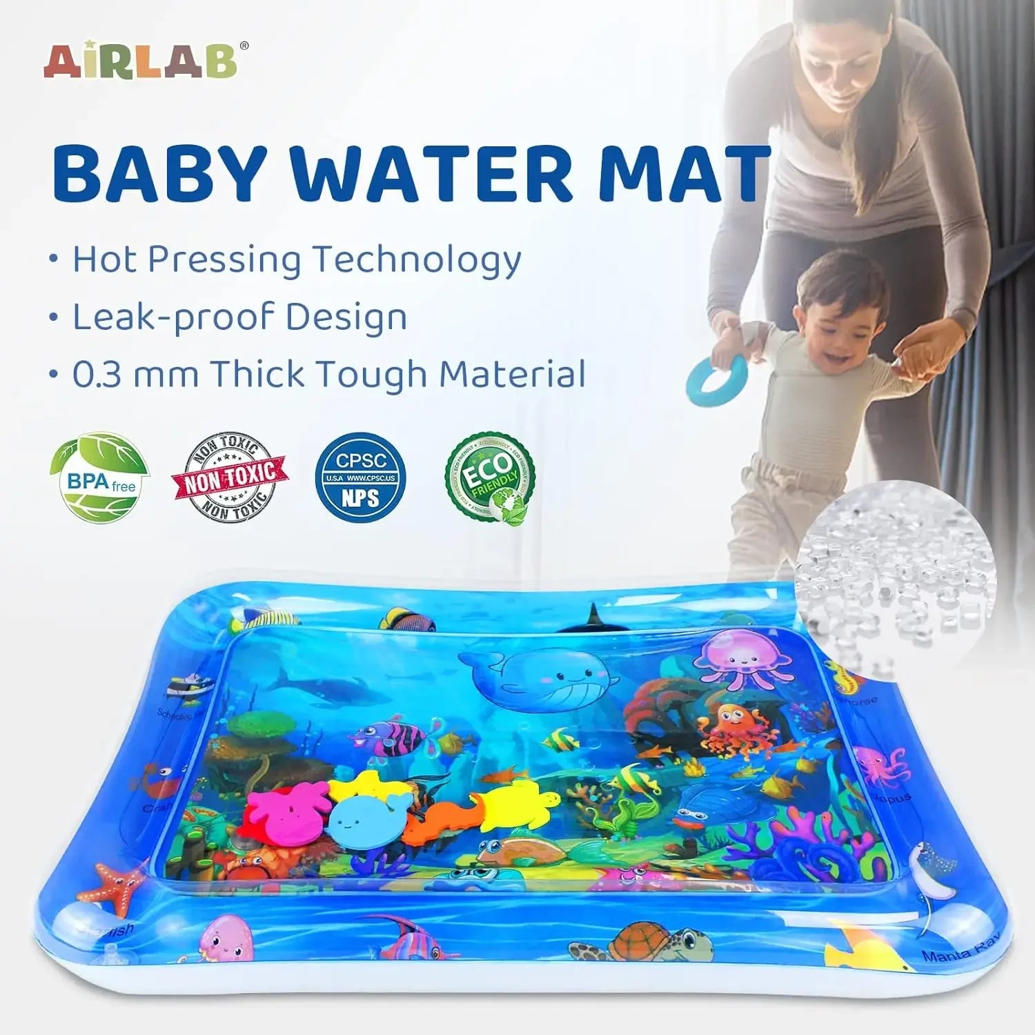 Water Sensory Thickened Inflatable Play Mat