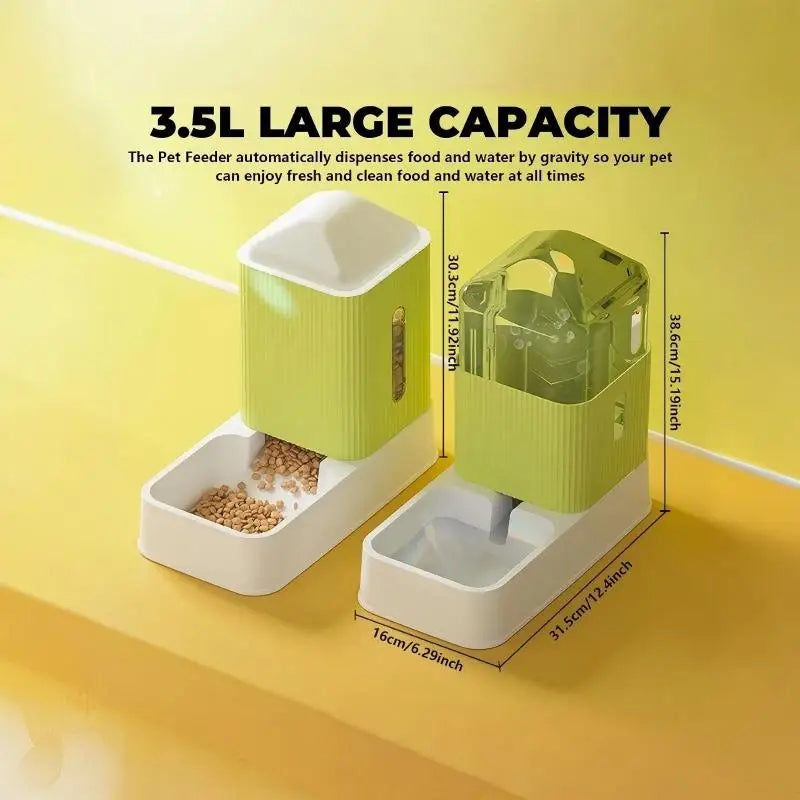 3.5L Large Capacity Automatic Feeder And Water Dispenser