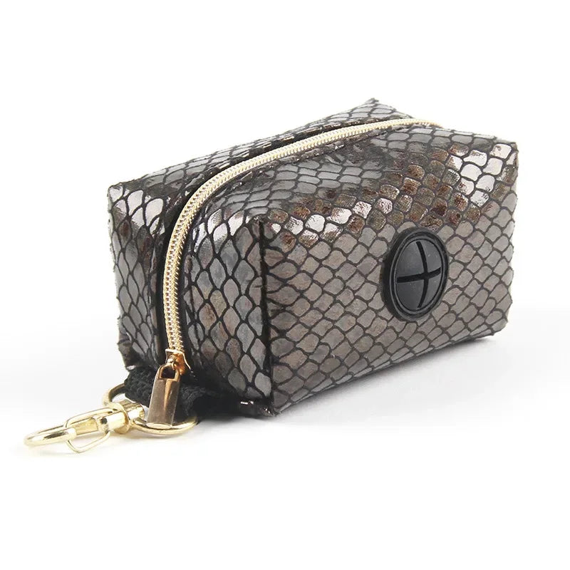 Pet Waste Bag Dispenser with Hook for Leashes