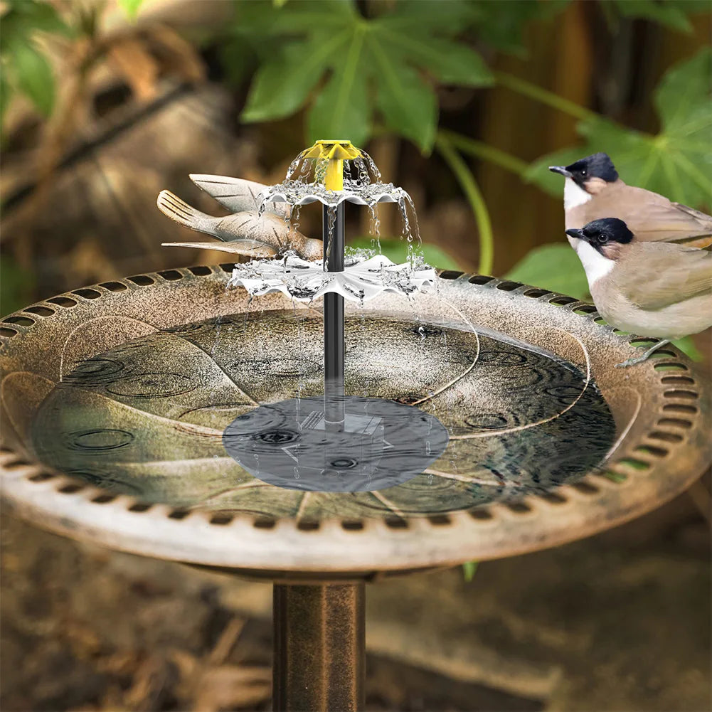 3 Tiered Solar Bird Bath Pump and Fountain