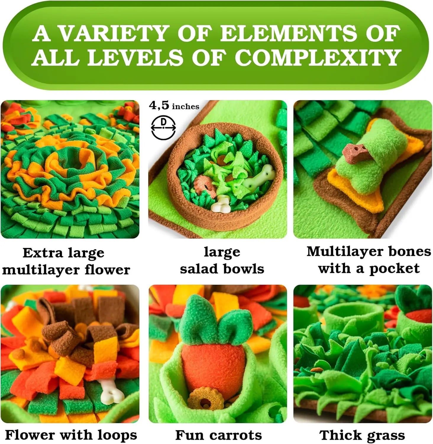 Interactive Snuffle Mat for Dogs
