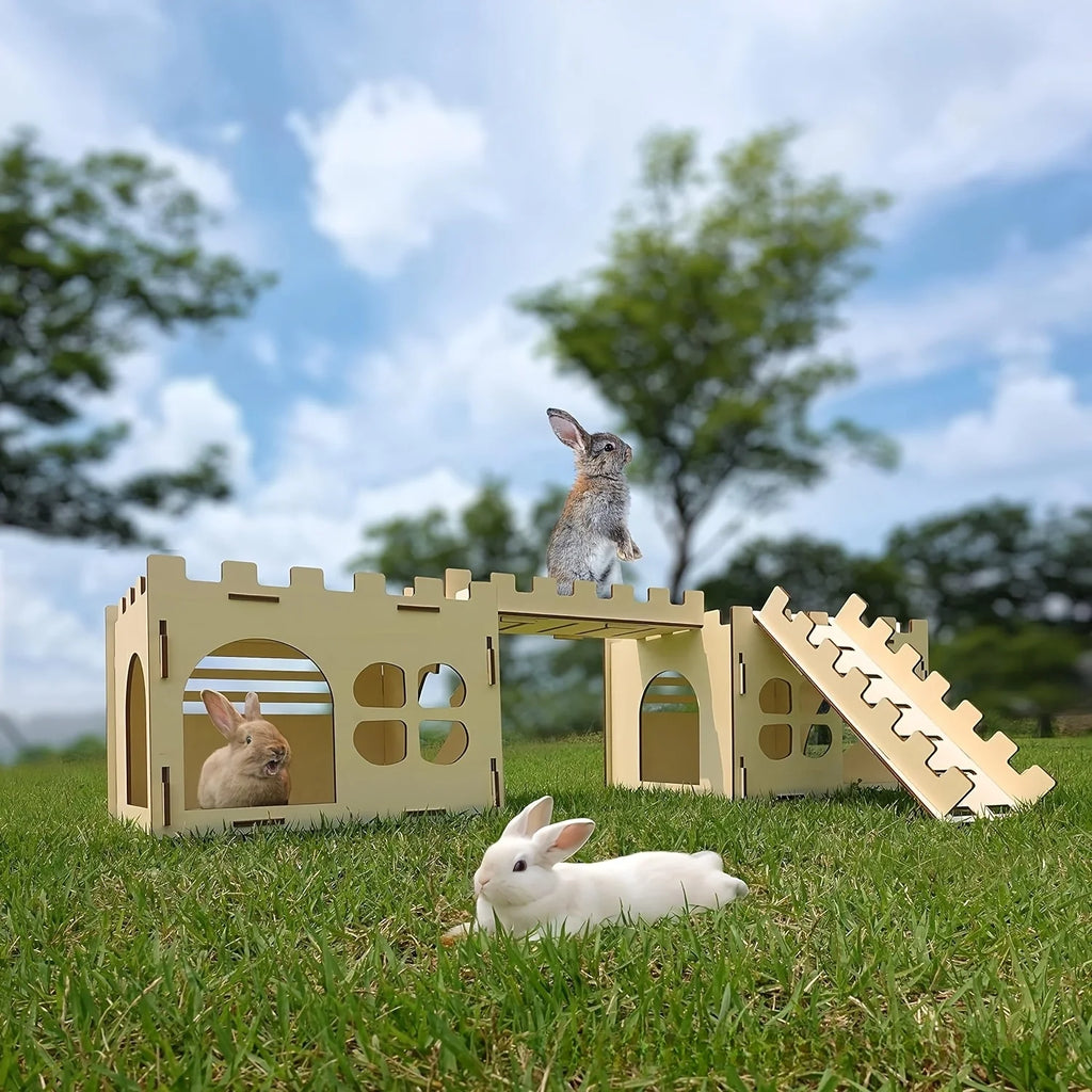 Castle and Hiding Place for Guinea Pig, Rabbit, Hedgehog