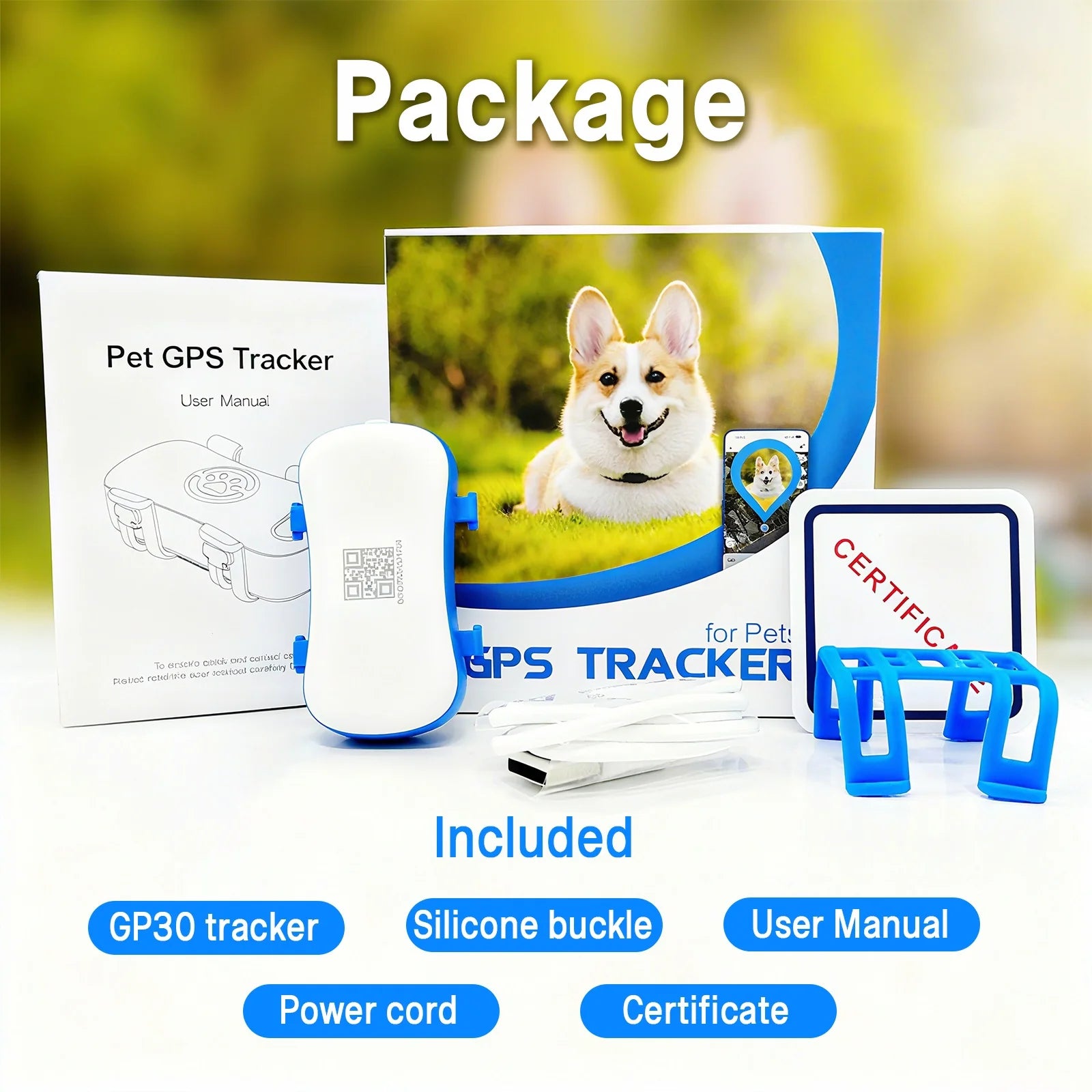 Pet Anti-Lost GPS Tracker Dog or Cat Collar