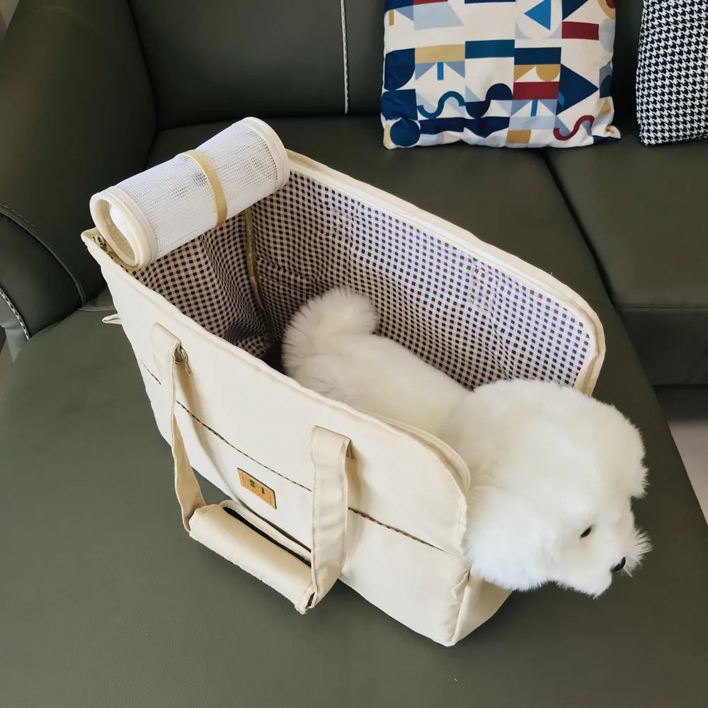 Portable Dog Cat Carrier and Outdoor Travel Bag