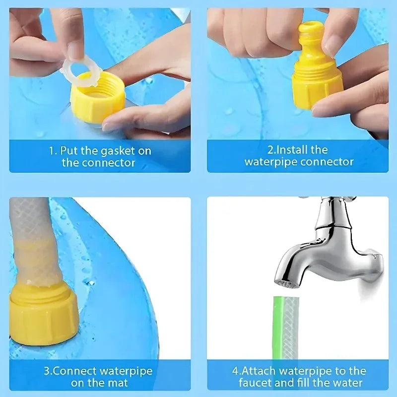 Heavy Duty Inflatable Dog Splash Mat