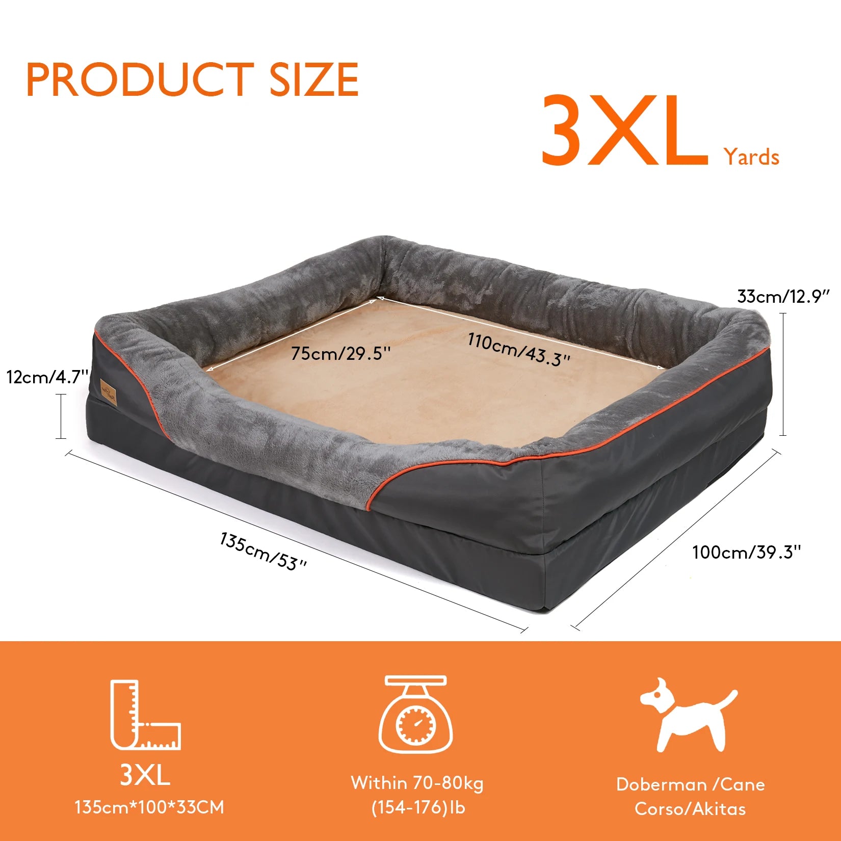 Washable Dog Bed For Large Dogs