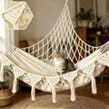 Hand Woven Vinyl Cat Hammock
