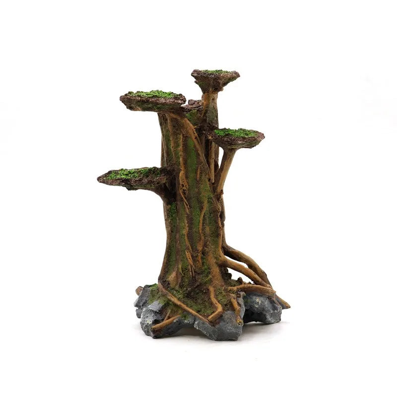 Artificial Moss Tree Driftwood Aquarium Decoration
