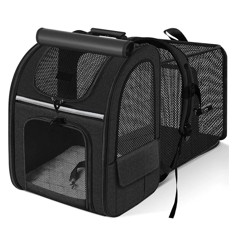 Expandable Large Capacity Pet Carrier Backpack