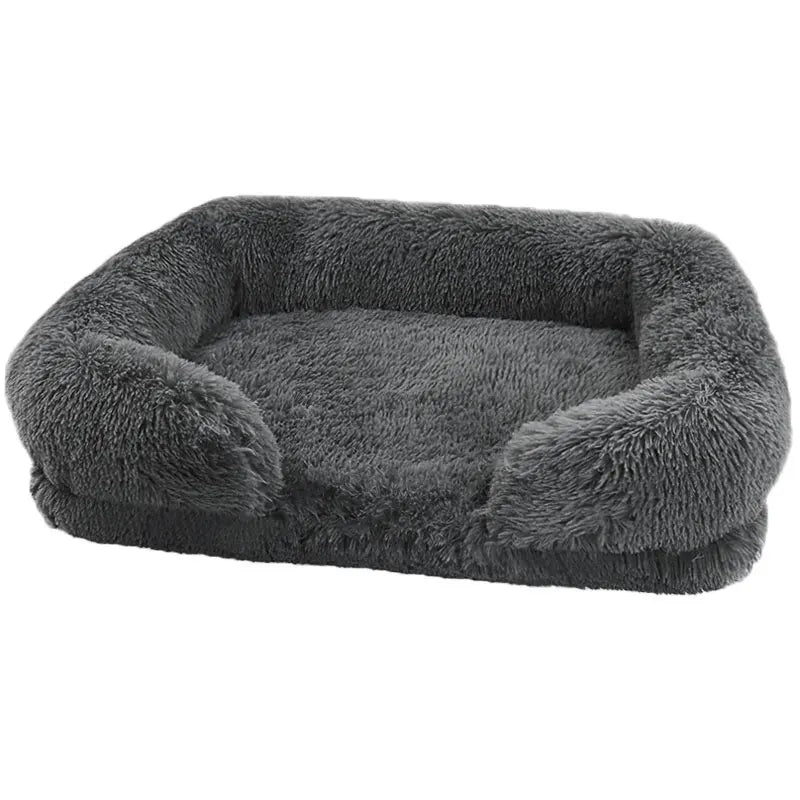 Thick orthopedic dog bed for large dogs - egg sponge, easy to remove and wash, plush cover, durable