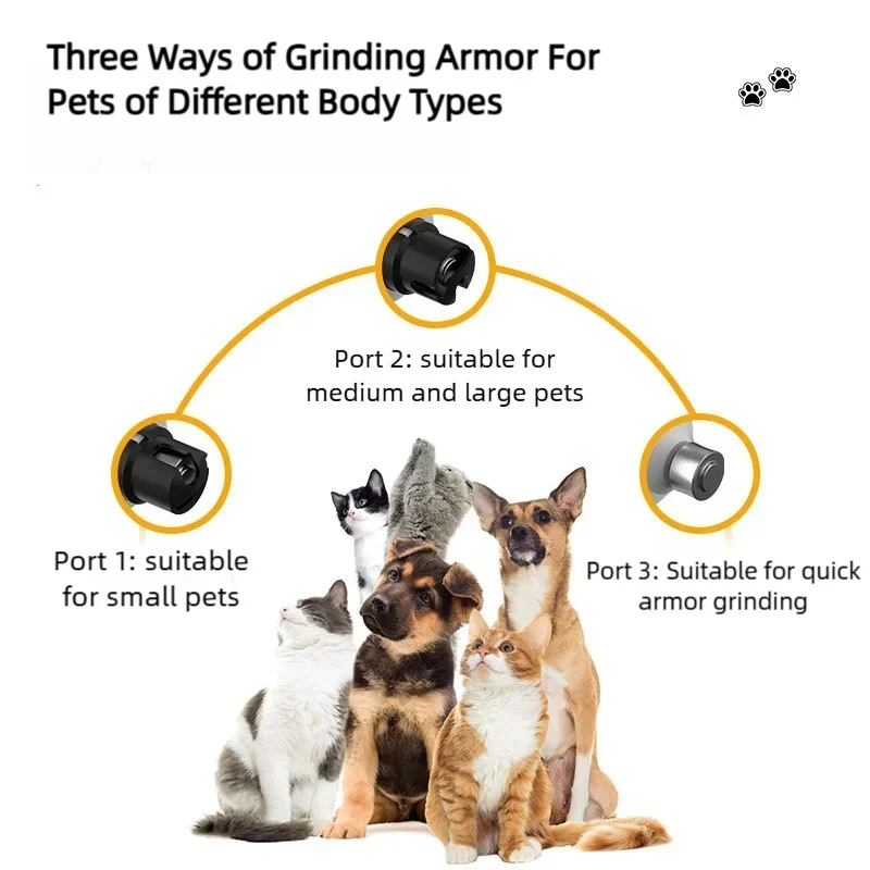 Pet Nail Grinder with LED Light