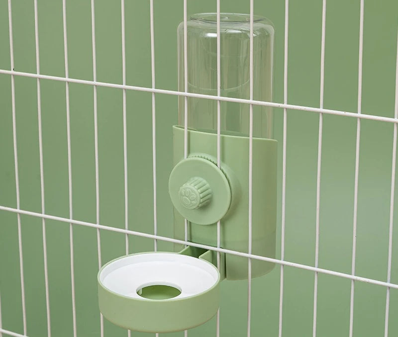 Hanging Automatic Pet Food Feeder with 30oz Bowl and 500ml Water Dispenser