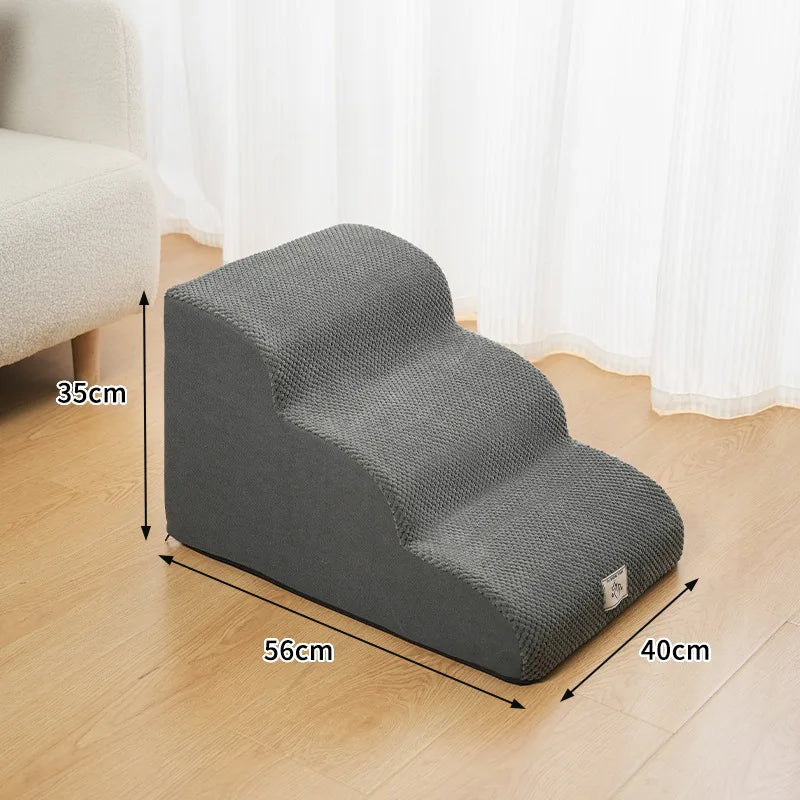 Non-Slip Memory Foam Sponge Pet Ramp Ladder