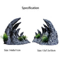 Simulated Canyon Aquarium Decoration Fish Tank, 2pcs