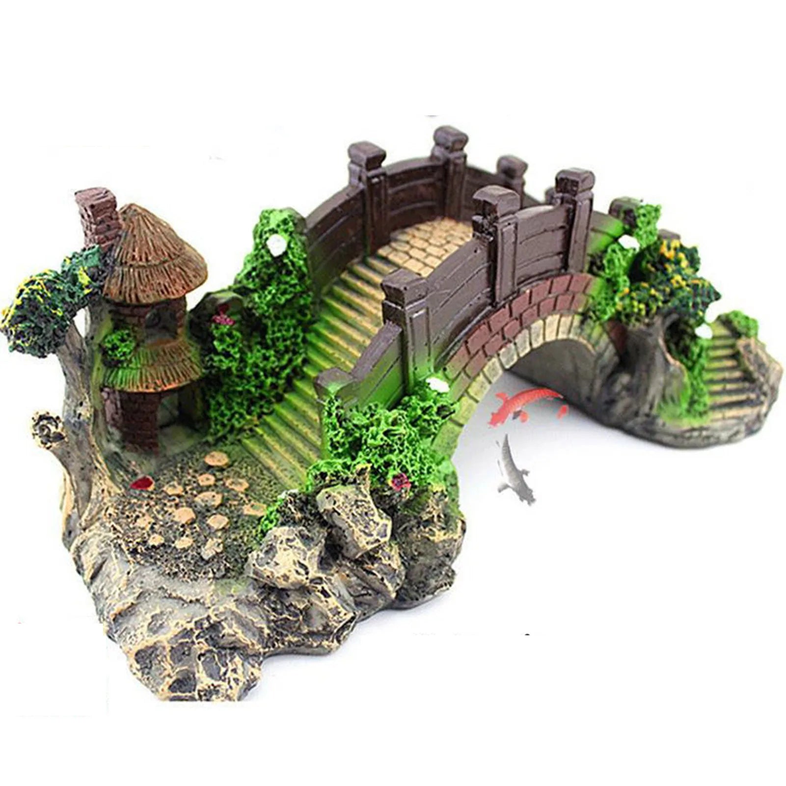 Resin Bridge Fish Tank Landscape Decoration
