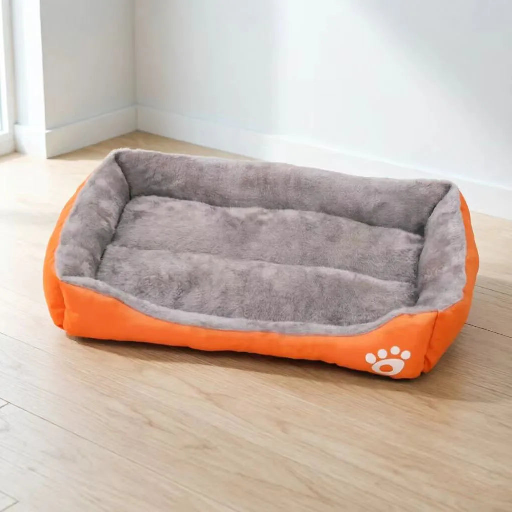 Soft Plush Rectangular Dog Bed