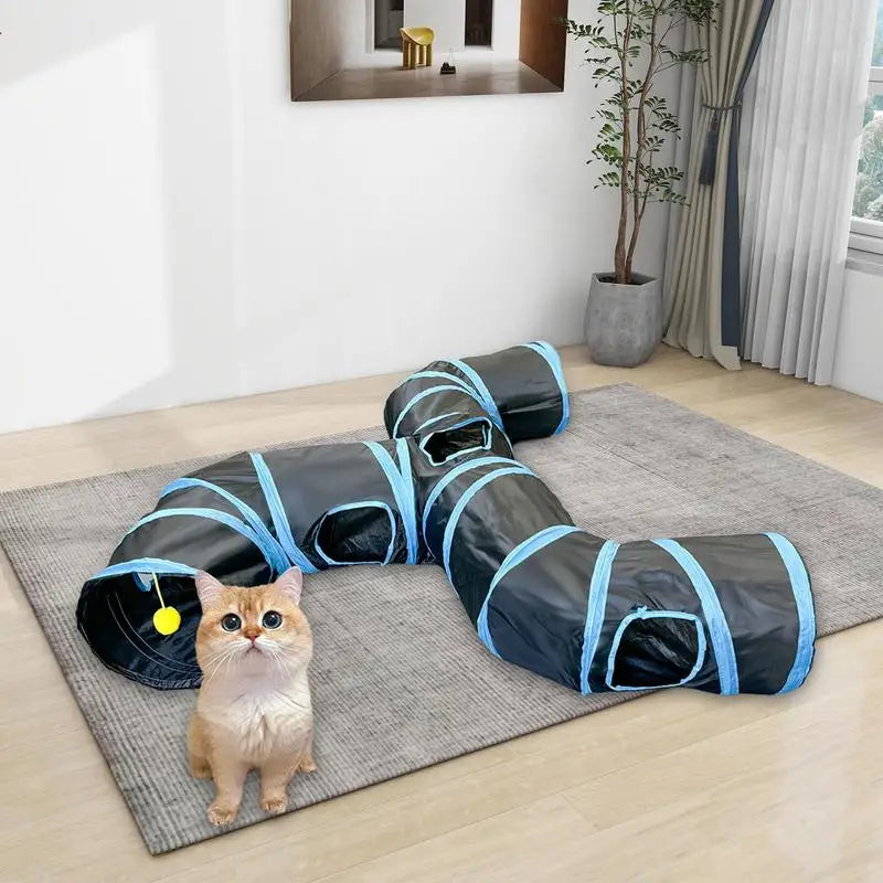 Interactive Play Indoor Tunnel for Cat, Rabbits, Puppy