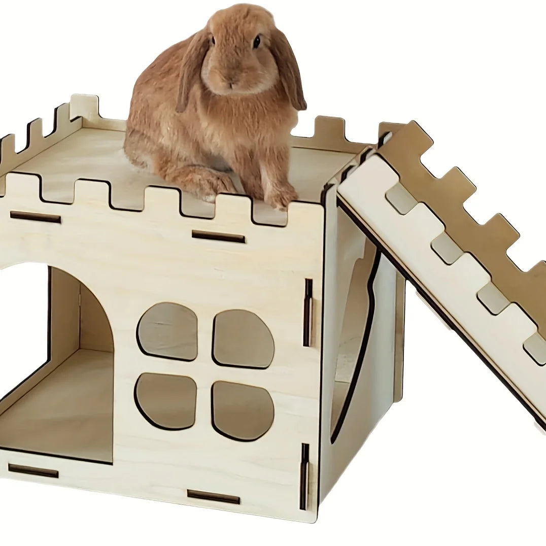 Castle and Hiding Place for Guinea Pig, Rabbit, Hedgehog
