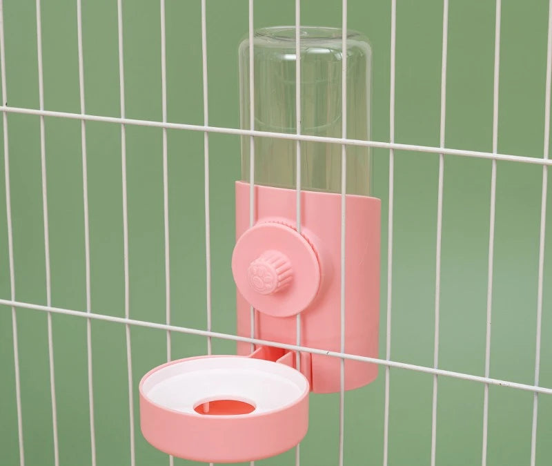 Hanging Automatic Pet Food Feeder with 30oz Bowl and 500ml Water Dispenser