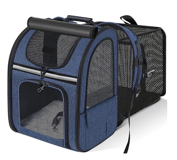 Expandable Large Capacity Pet Carrier Backpack