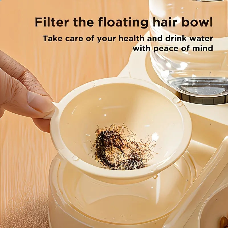 2-in-1 Gravity Pet Feeder and Water Dispenser
