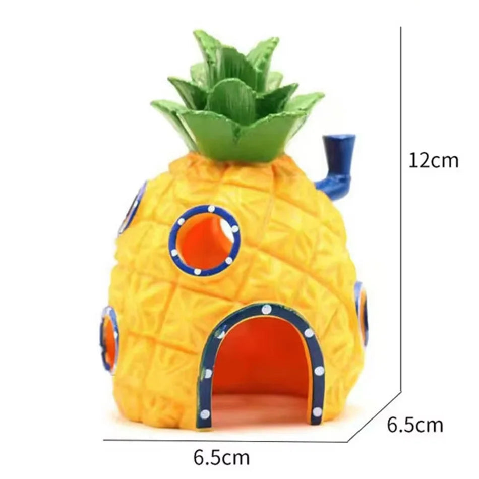Cute Resin House Aquarium Decorations