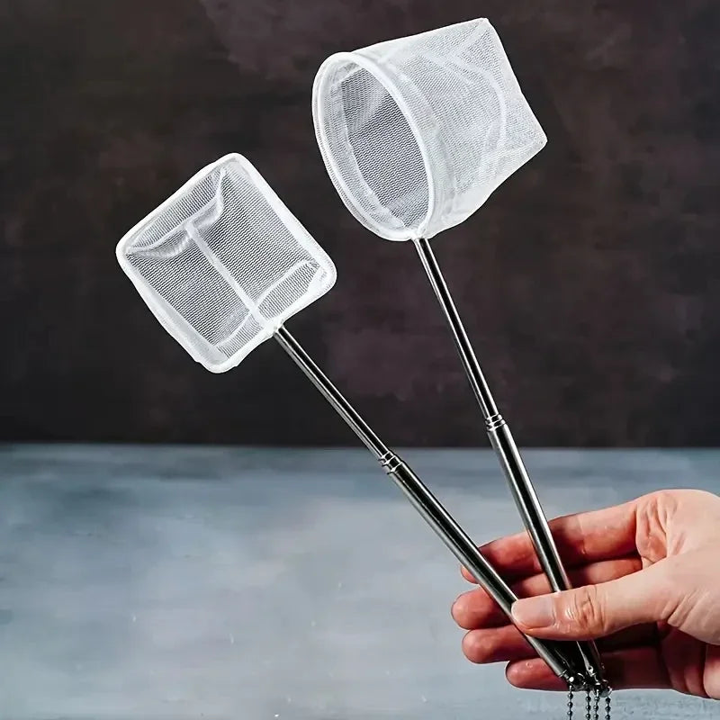 Stainless Steel Handle Square Round Aquarium Net