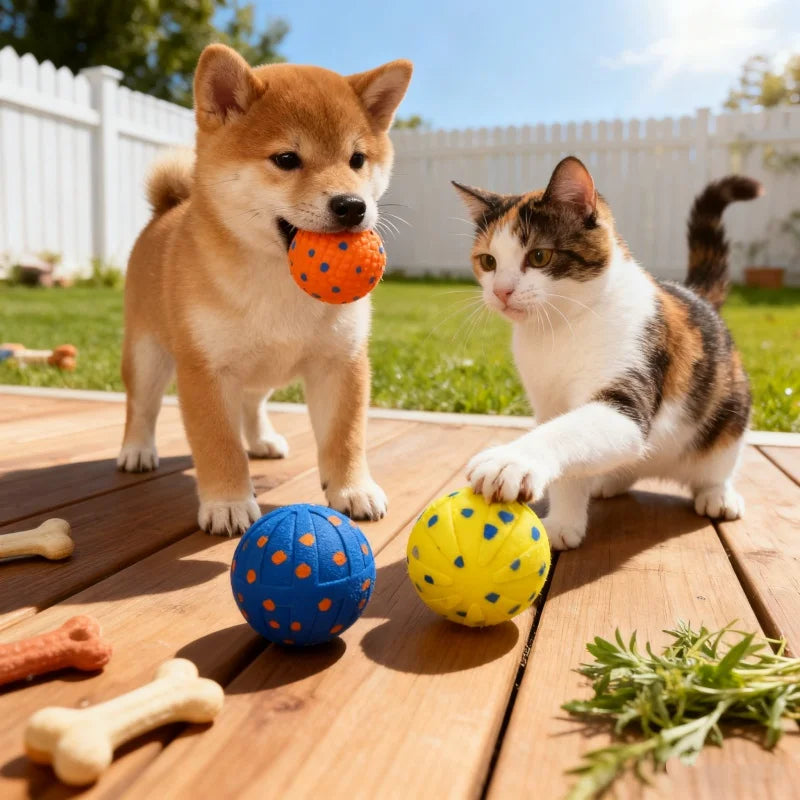 Automatic Vibrating Bouncing Foam Ball For Dogs