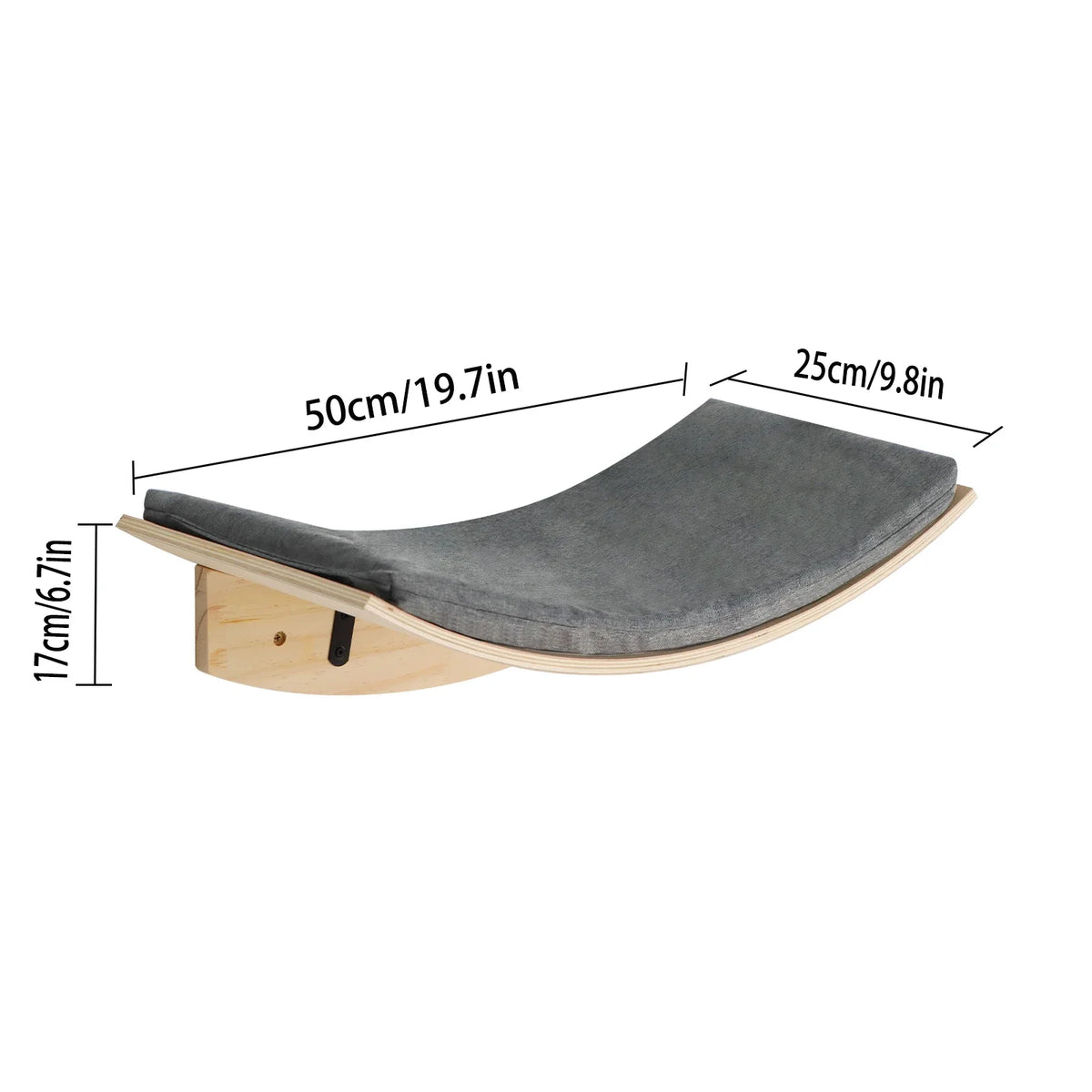 Wall Mounted Shelf Bed with Soft Cushion