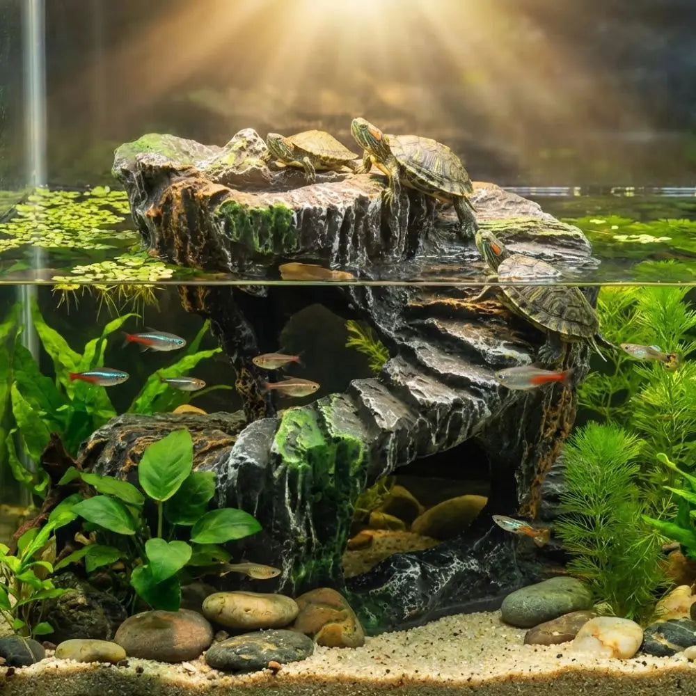 Sturdy Non-Toxic Resin Turtle Basking Platform