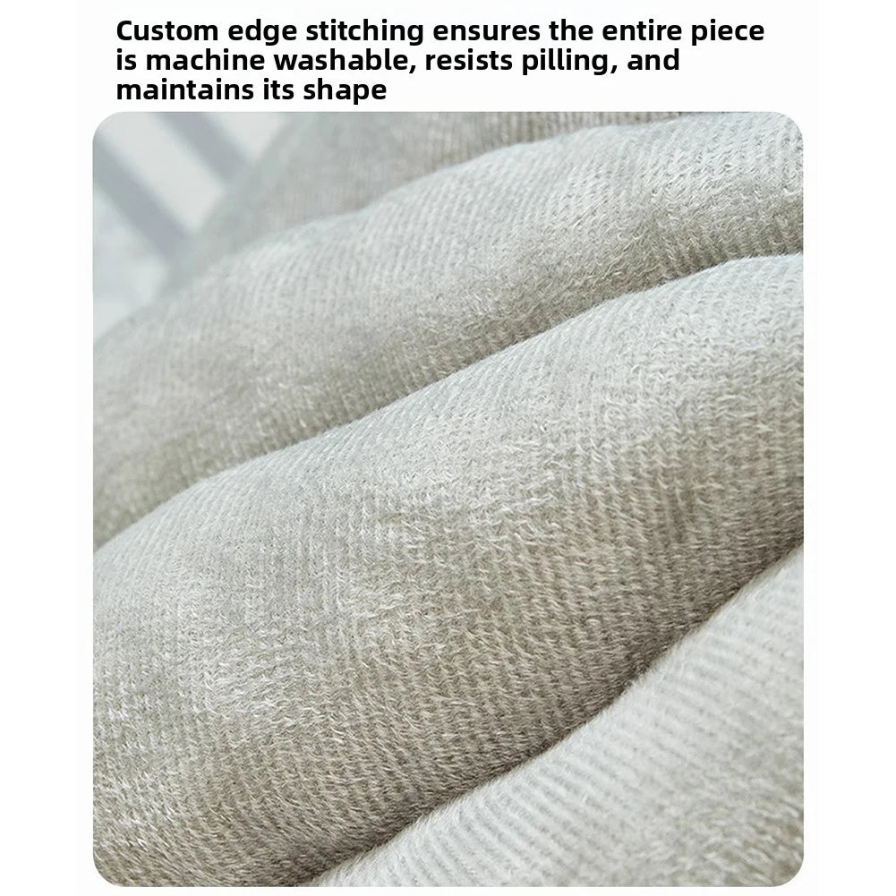 Plush Calming Thickened Warming Pet Bed Sofa Non-Slip Bottom Prevents Sliding Pet Bed For Cold Floors Cozy Nook For Bedroom