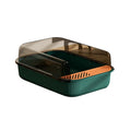 Semi-Enclosed Large Splashproof Litter Box