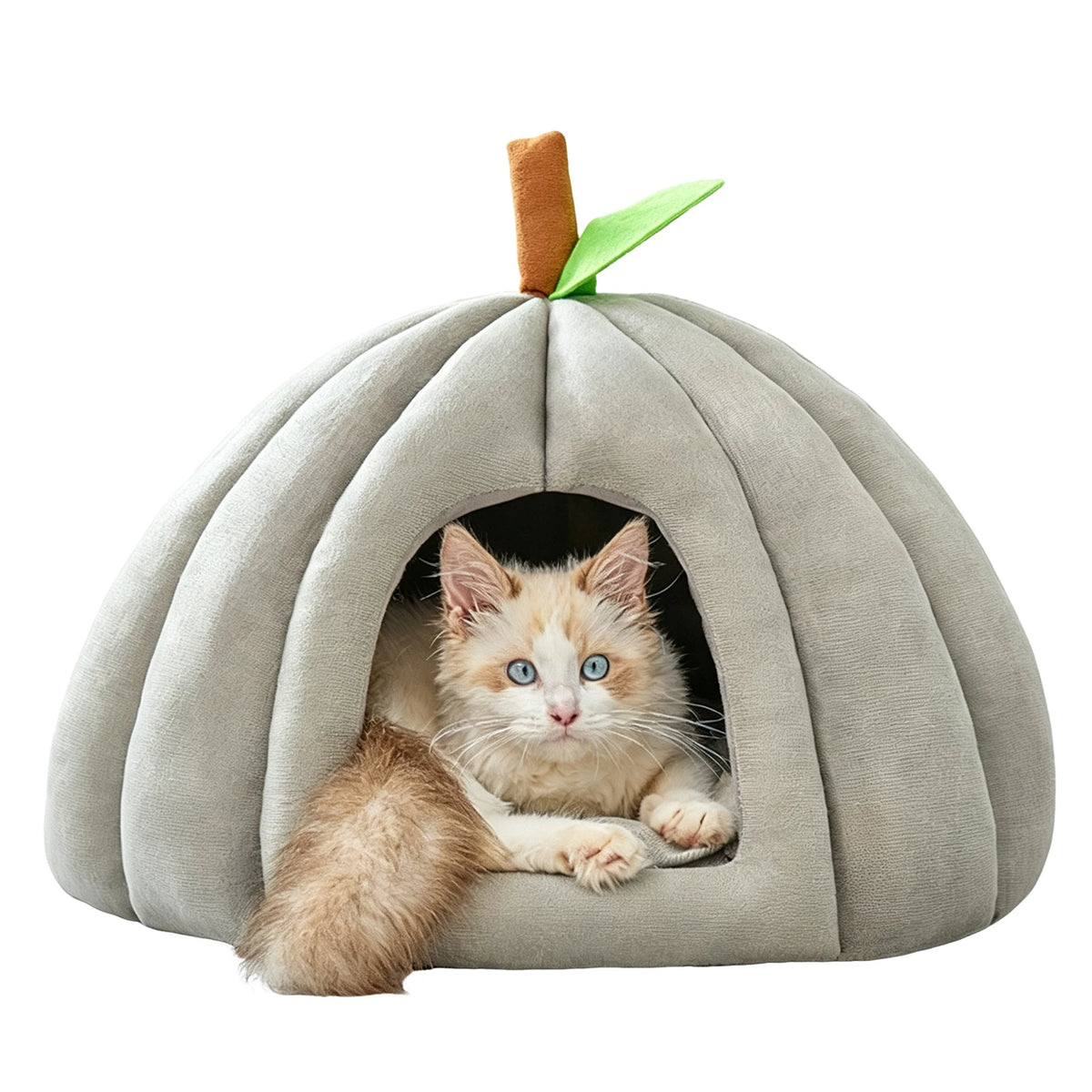 Plush Calming Thickened Warming Pet Bed Sofa Non-Slip Bottom Prevents Sliding Pet Bed For Cold Floors Cozy Nook For Bedroom