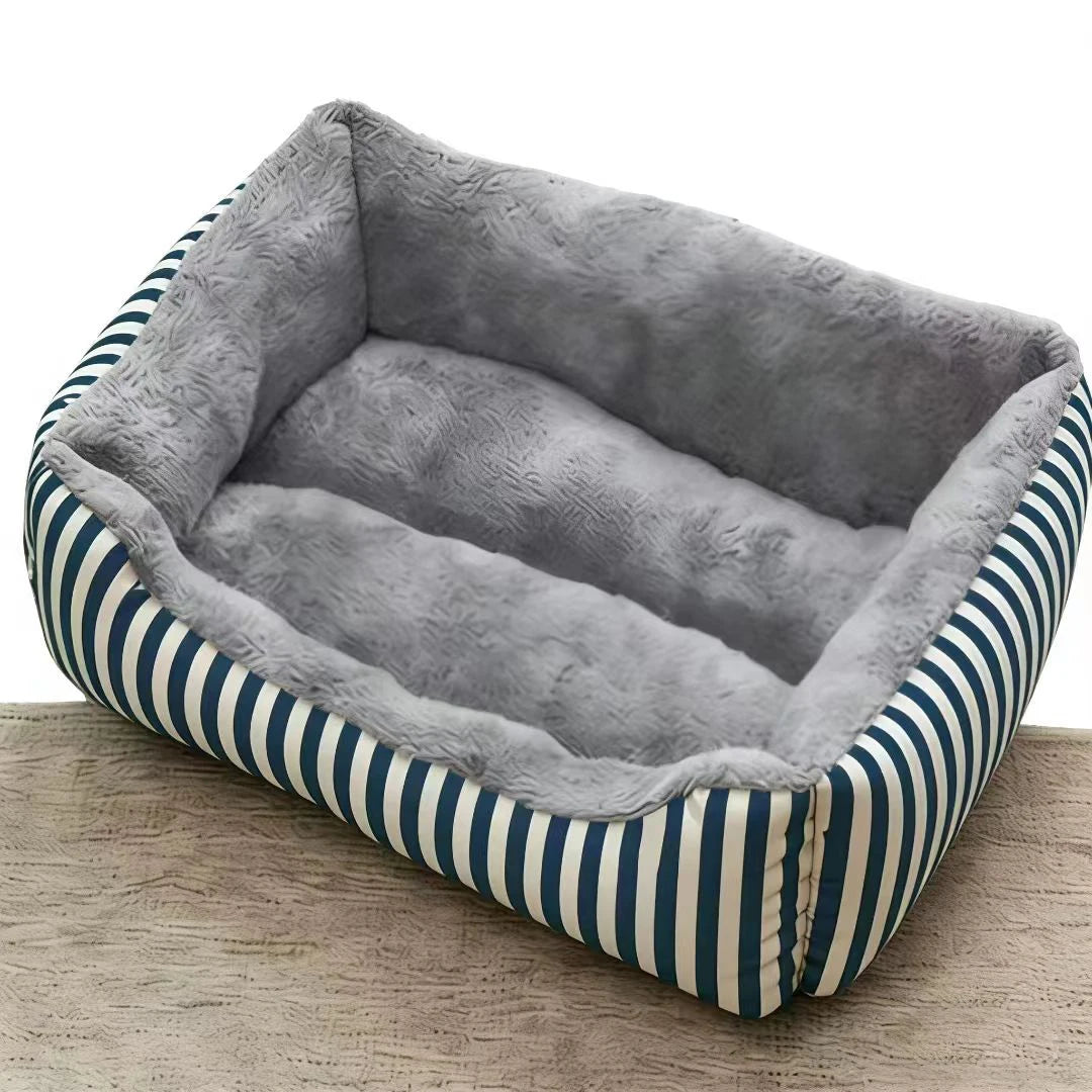 Soft Plush Rectangular Dog Bed
