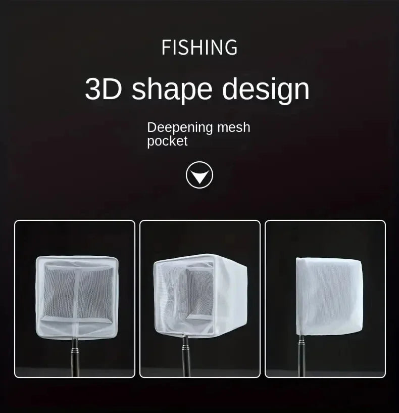 Stainless Steel Handle Square Round Aquarium Net