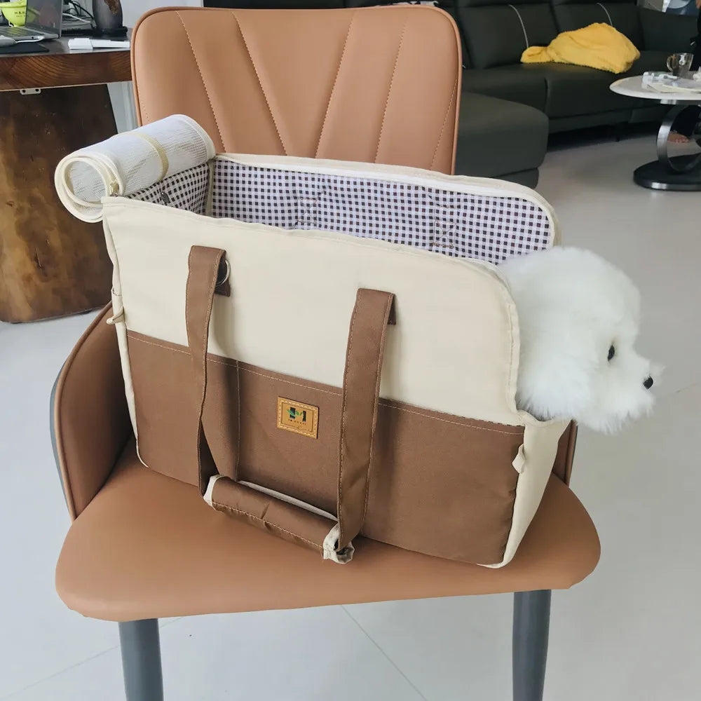 Portable Dog Cat Carrier and Outdoor Travel Bag