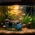 Aquarium Ornament Shaped Like Car Wreckage