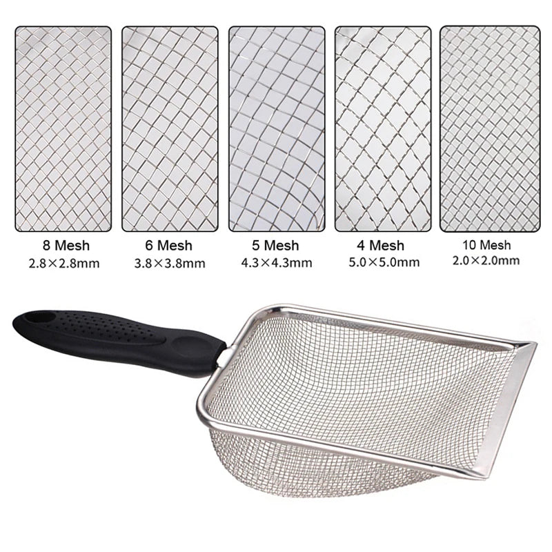 Pet Cleaning Tools - Stainless Steel Tank Shovel Net