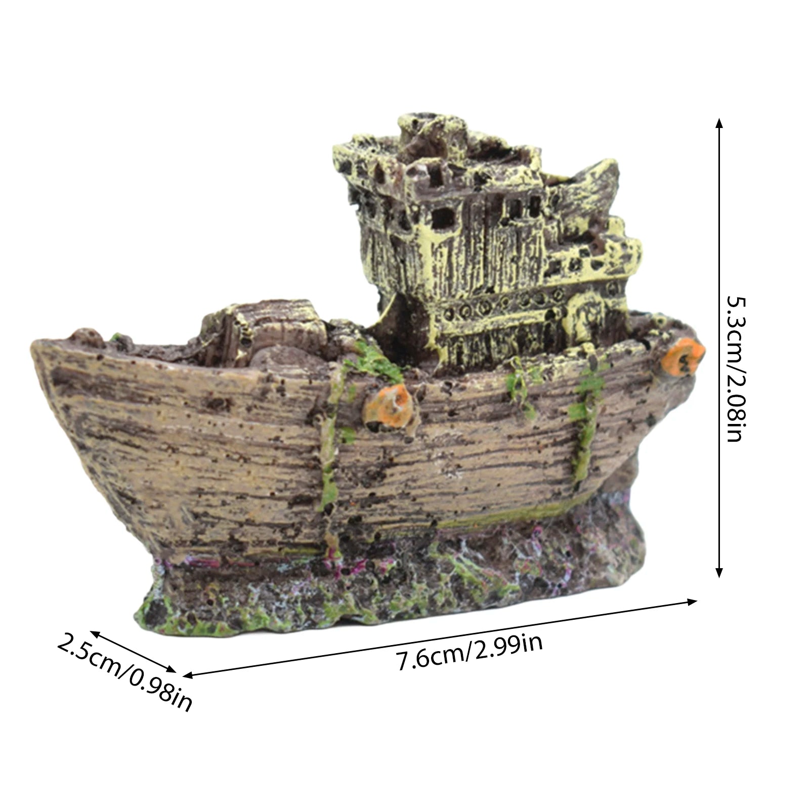 Resin Bridge Fish Tank Landscape Decoration